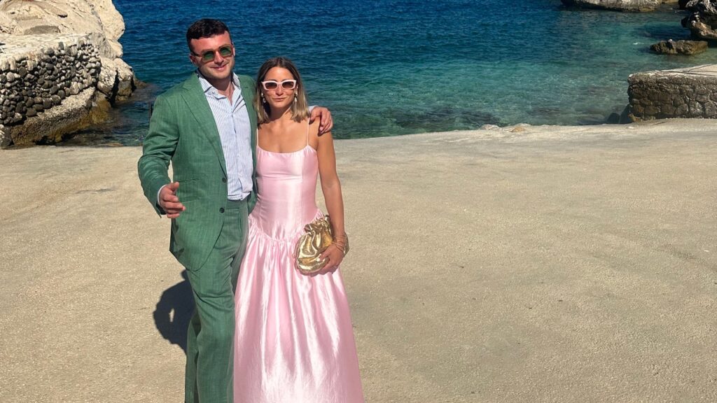 This Bride Dyed Her Wedding Dress Pink—And Rewore It to Her Friend’s Nuptials as a Guest