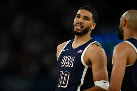 Jayson Tatum Benched Again as Team USA Struggles in First Half vs Serbia
