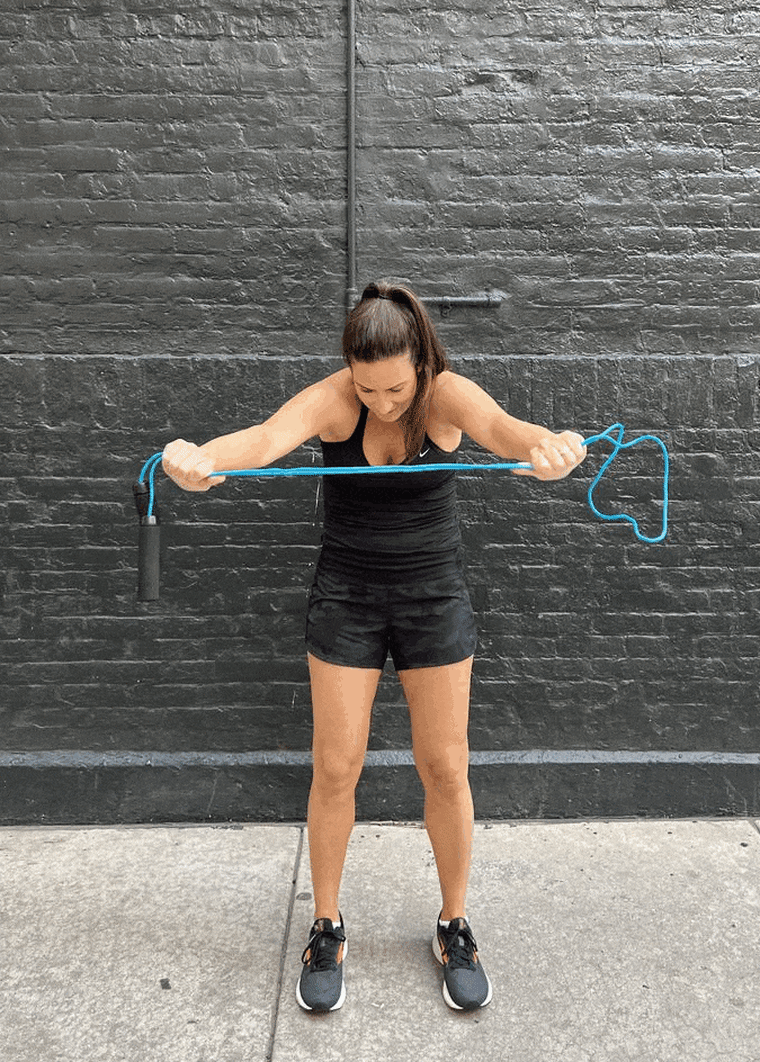Jump Rope Workout Standing Cat & Cow