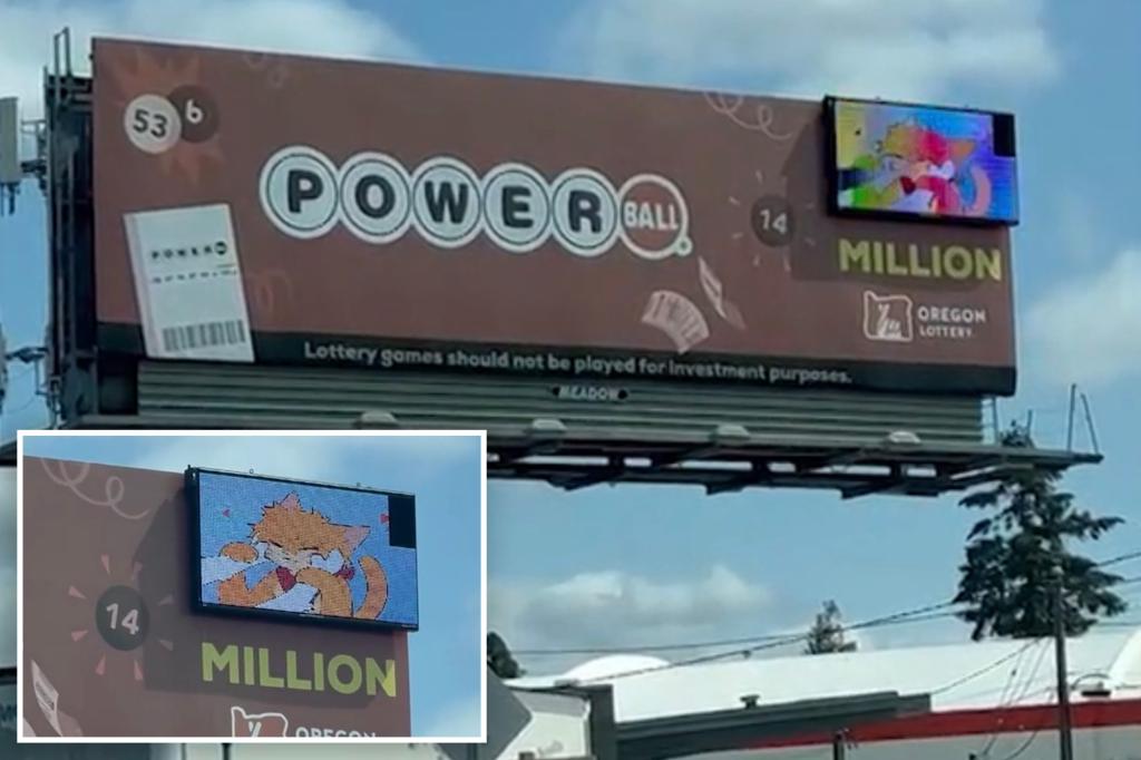 Wait ‘till you see what furries apparently did to a bunch of lottery billboards in Oregon