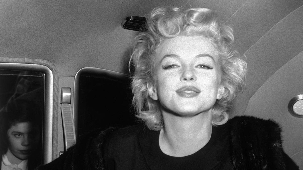 Marilyn Monroe in a closeup