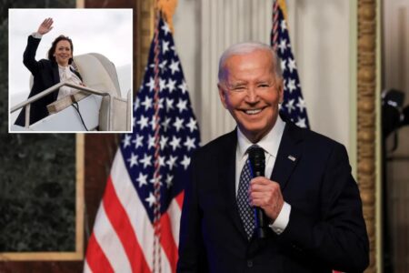 Biden jokes ‘I’m looking for a job’ after being forced out of race: ‘I got contacts’