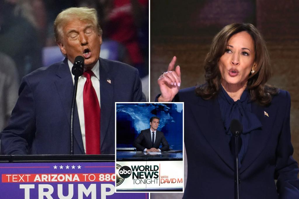 Trump takes up Harris campaign’s dare to debate without ‘muted microphones’