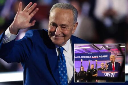Chuck Schumer calls election a choice between ‘dark night’ and ‘brighter’ future