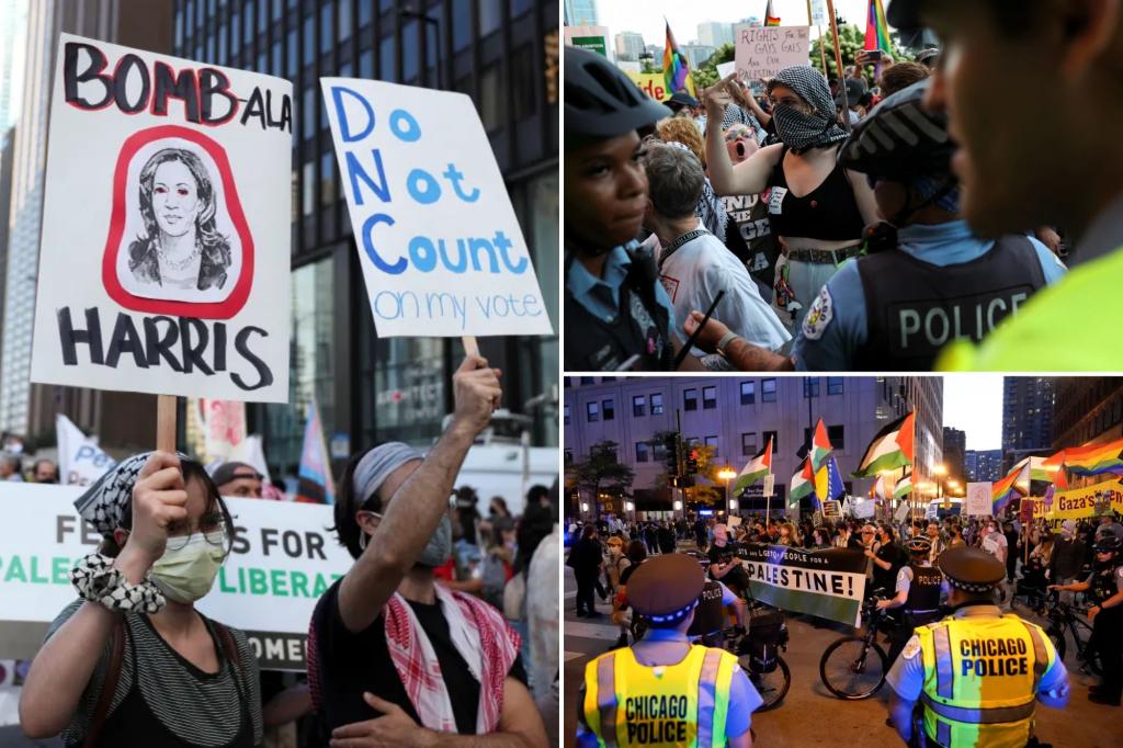 Anti-Israel protesters disrupt delegate party on eve of DNC in Chicago: ‘Bring the war home’