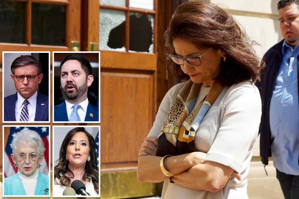 Mike Johnson, other pols cheer Columbia president Minouche Shafik’s shocking resignation: ‘Long overdue’