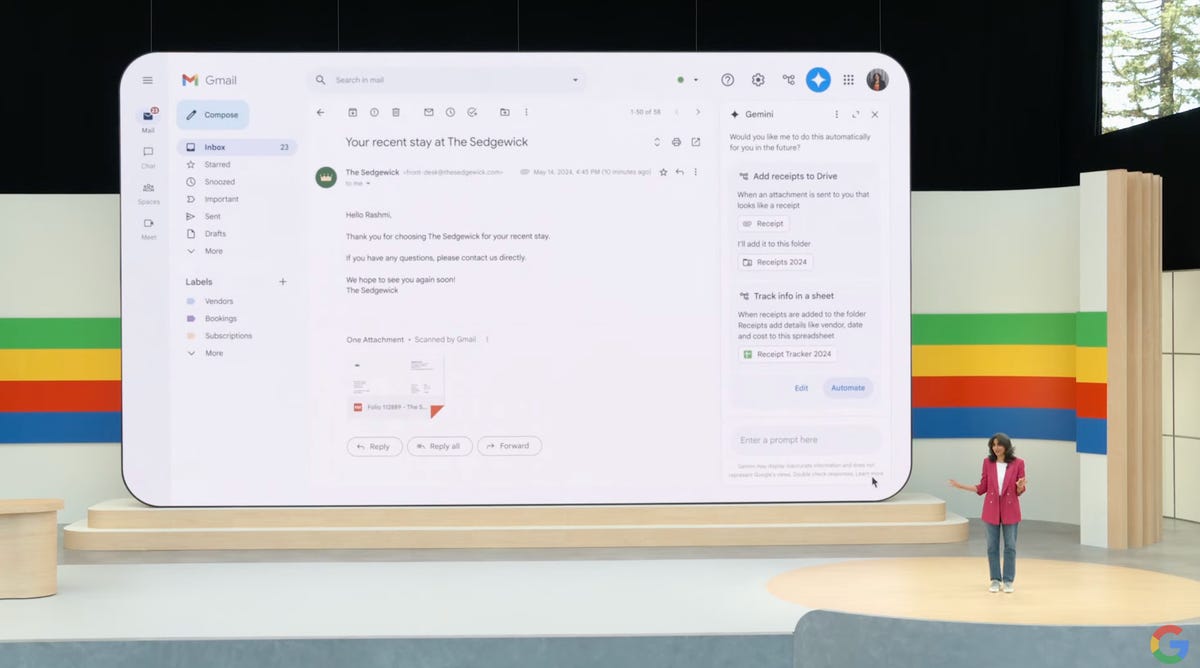 gemini AI organizing gmail