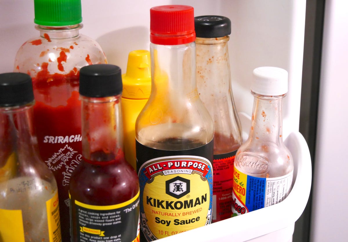 soy sauce in fridge