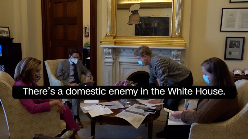 New video shows Pelosi calling Trump a ‘domestic enemy’ after January 6 attack