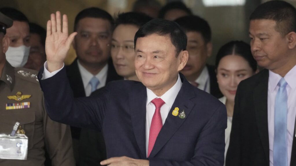 Thailand ex-PM Thaksin gets royal pardon, parole ends Aug 18, lawyer says