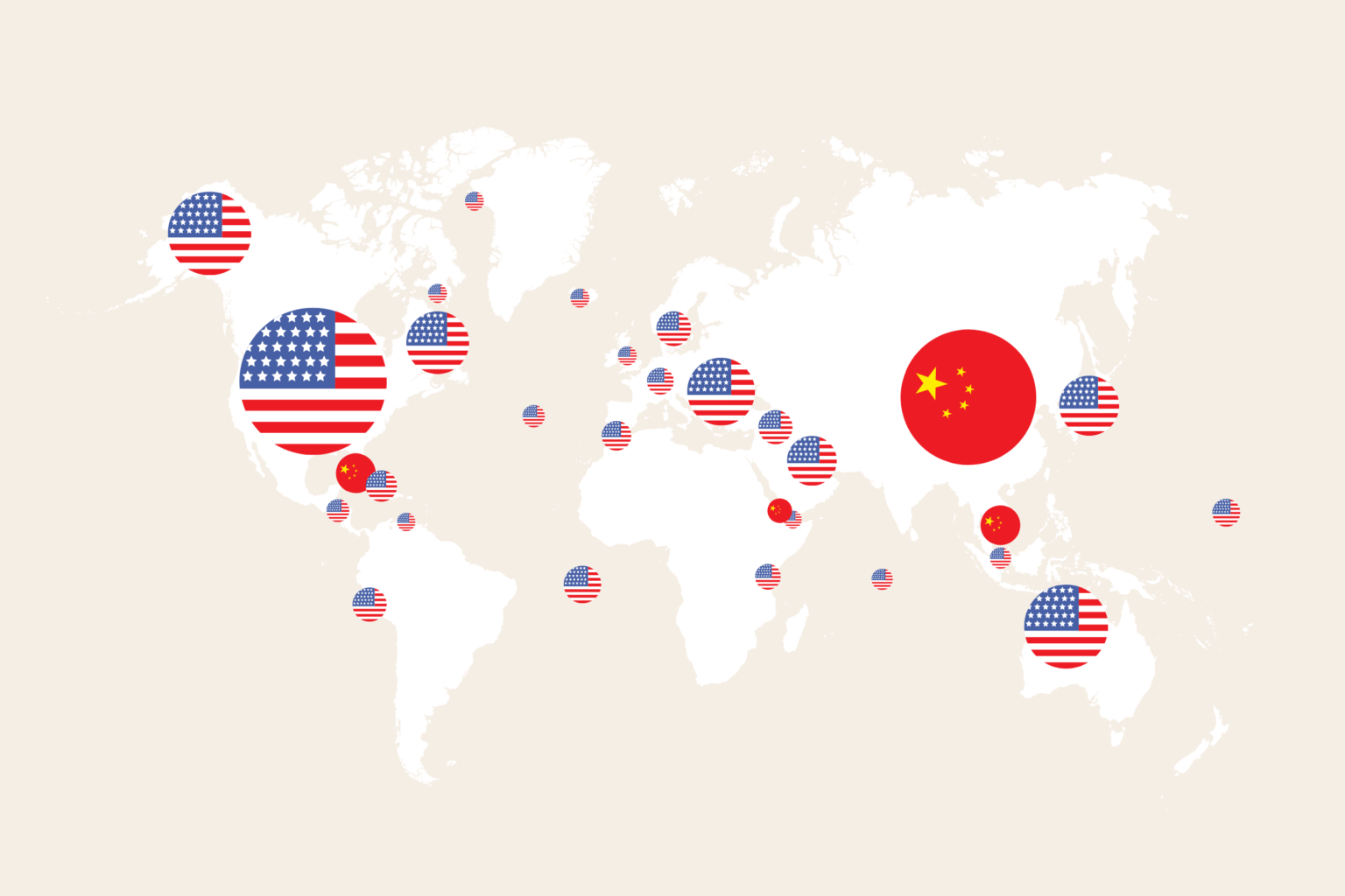 Where in the World Are U.S. and China’s Militaries?