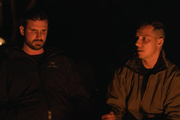 Daniel Pace (right) with fellow former Navy clearance diver Matthew.