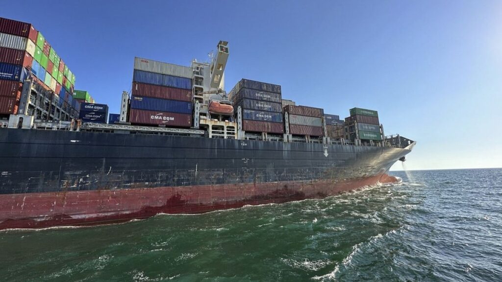 Russian missile reportedly hits Ukraine-bound cargo ship near Romania