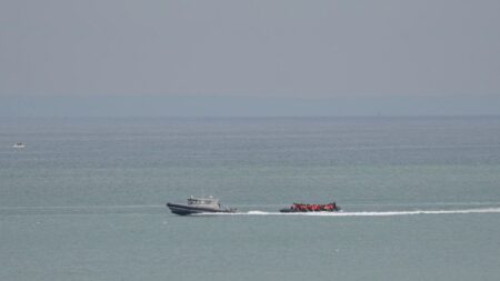 Migrant boat seen crossing Channel a day after 12 lost their lives