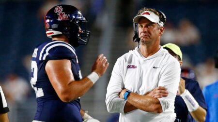 Ole Miss’ Lane Kiffin pokes fun at Brian Kelly’s meltdown following LSU loss