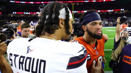 Texans’ CJ Stroud says he wasn’t trying to ‘little bro’ Caleb Williams in awkward postgame interaction