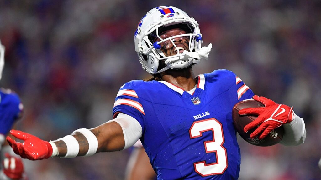 Bills’ Damar Hamlin records 1st career interception, sets up another TD vs Jaguars