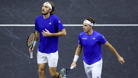 Laver Cup Highlights: Stefanos Tsitsipas and Casper Ruud beaten by Ben Shelton and Alejandro Tabilo – Tennis video