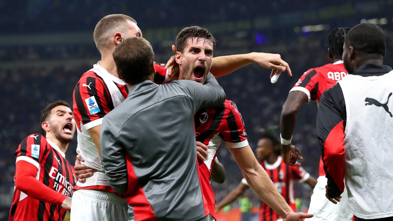 Internazionale 1-2 AC Milan: Late bullet header from Matteo Gabbia wins derby as pressure eases on Paulo Fonseca