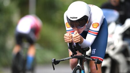 UCI Road World Championships: Britain’s Cat Ferguson storms to world junior time trial glory in Zurich – Cycling video