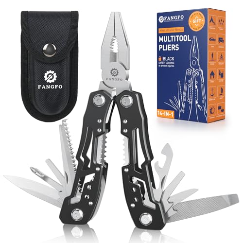 14-In-1 Multitool with Safety Locking