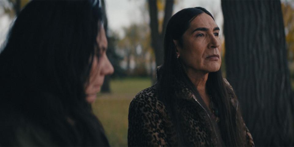 Gail Maurice and Billy Merasty in Aberdeen.