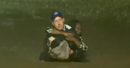 Fox Weather’s Bob Van Dillen Stops Hurricane Report To Save Woman