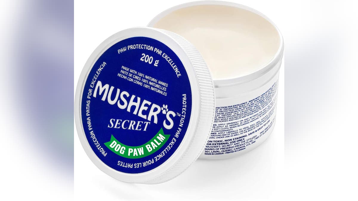 Keep your dog's paw pads comfortable with paw lotion.
