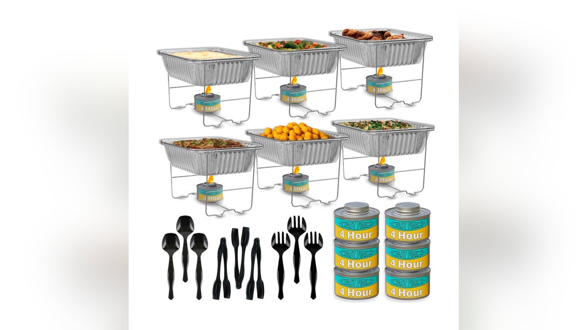 Make sure all the food at the party stays warm during the party.