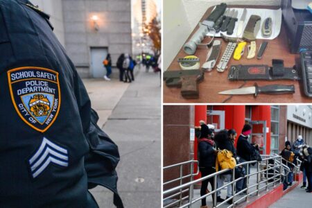 Exclusive | Nearly 4,000 ‘dangerous instruments’ seized at NYC public schools last year — including almost 300 weapons: sources