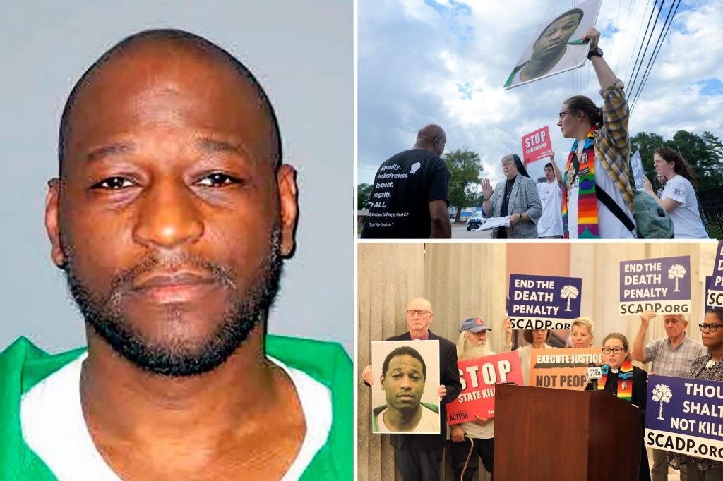 South Carolina inmate dies by lethal injection in state’s first execution in 13 years