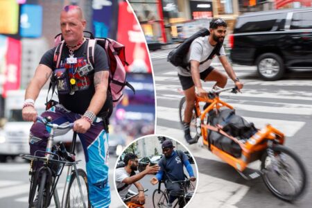 Exclusive | NYC bike messengers reveal their surprisingly busiest time of year — and best parts of the job