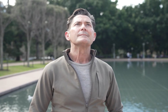 Former SAS soldier Andrew Cave suffered a terrible injury during his service.