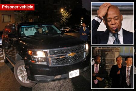 Suited-up feds search Gracie Mansion after Eric Adams becomes first indicted NYC mayor