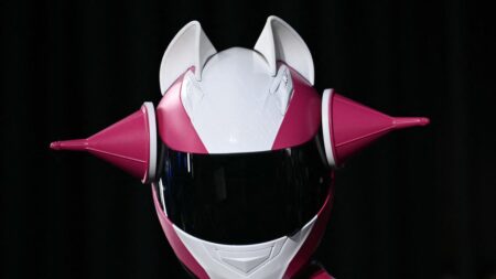 Lil Nas X Dons a Pink Helmet at the 2024 MTV VMAs