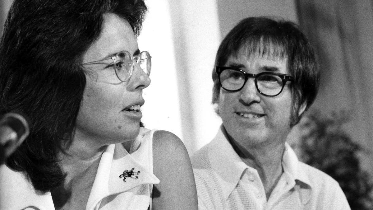 Billie Jean King and Bobby Riggs