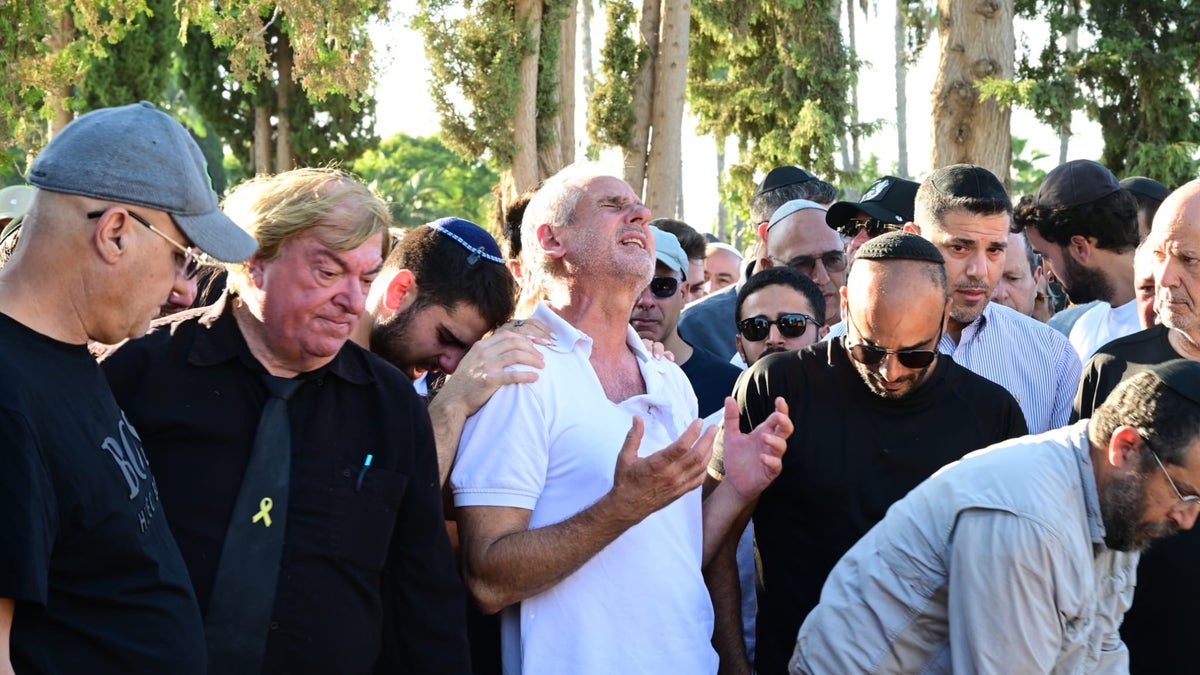 Thousands of Israelis gathered in Ra'anana to pay their final respects to Almog Sarusi. Hamas abducted the 26-year-old sound and light technician from the Nova Music Festival and killed him in captivity. Israeli soldiers recovered his body along with five others on Saturday.