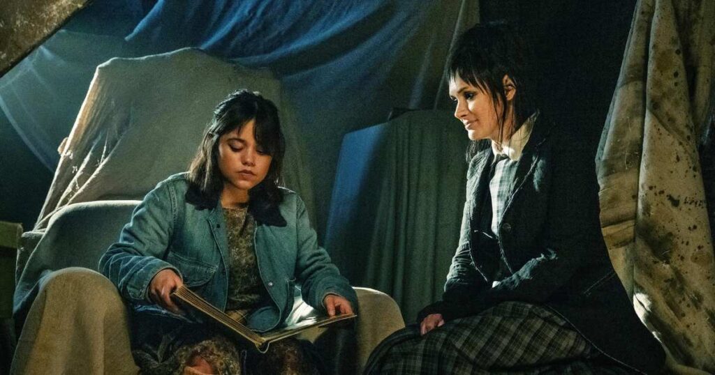 Jenna Ortega Was Makeup-Free in ‘Beetlejuice’ Sequel Compared to Winona Ryder’s ‘Grown-Up Goth’ Look (Exclusive)