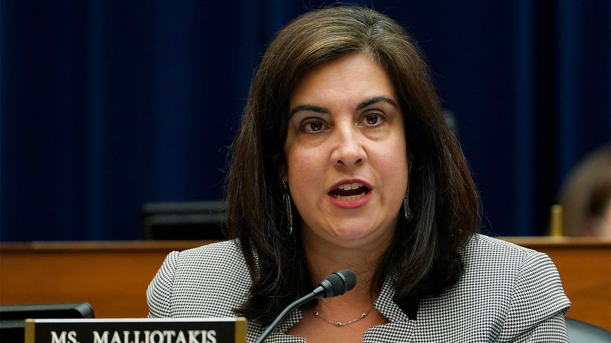 Representative Nicole Malliotakis, a Republican from New York, speaks during a Select Subcommittee On Coronavirus Crisis hearing in Washington, D.C., U.S., on Wednesday, May 19, 2021. A probe by the U.S. Congress into Emergent BioSolutions found that the contract manufacturer failed to address deficiencies in vaccine production at its facilities despite warnings following a series of inspections in 2020. Photographer: Susan Walsh/AP Photo/Bloomberg via Getty Images