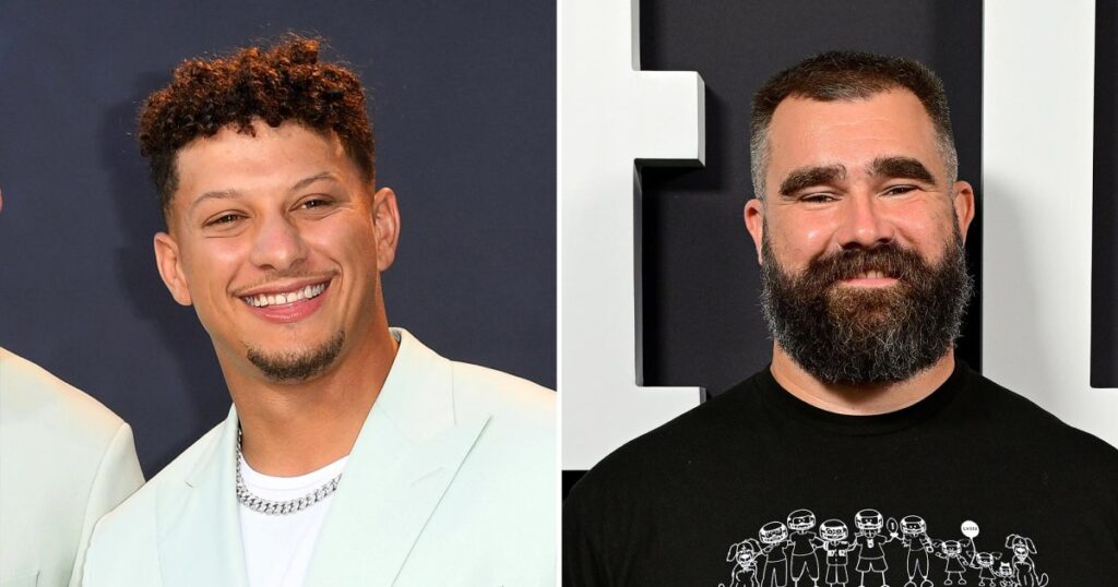 Patrick Mahomes Is Very Into Jason Kelce Dancing His Face Off in Philly: ‘Go Crazy Then!’