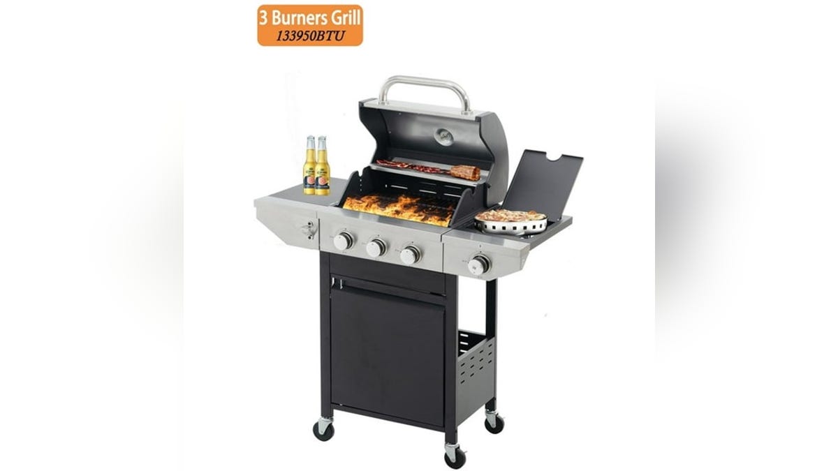 A grill is the classic game day cooking essential.