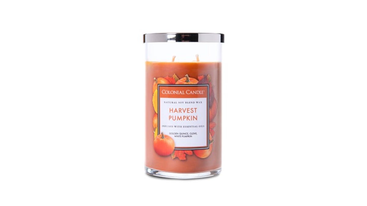 Harvest pumpkin is a classic fall candle everyone will love.