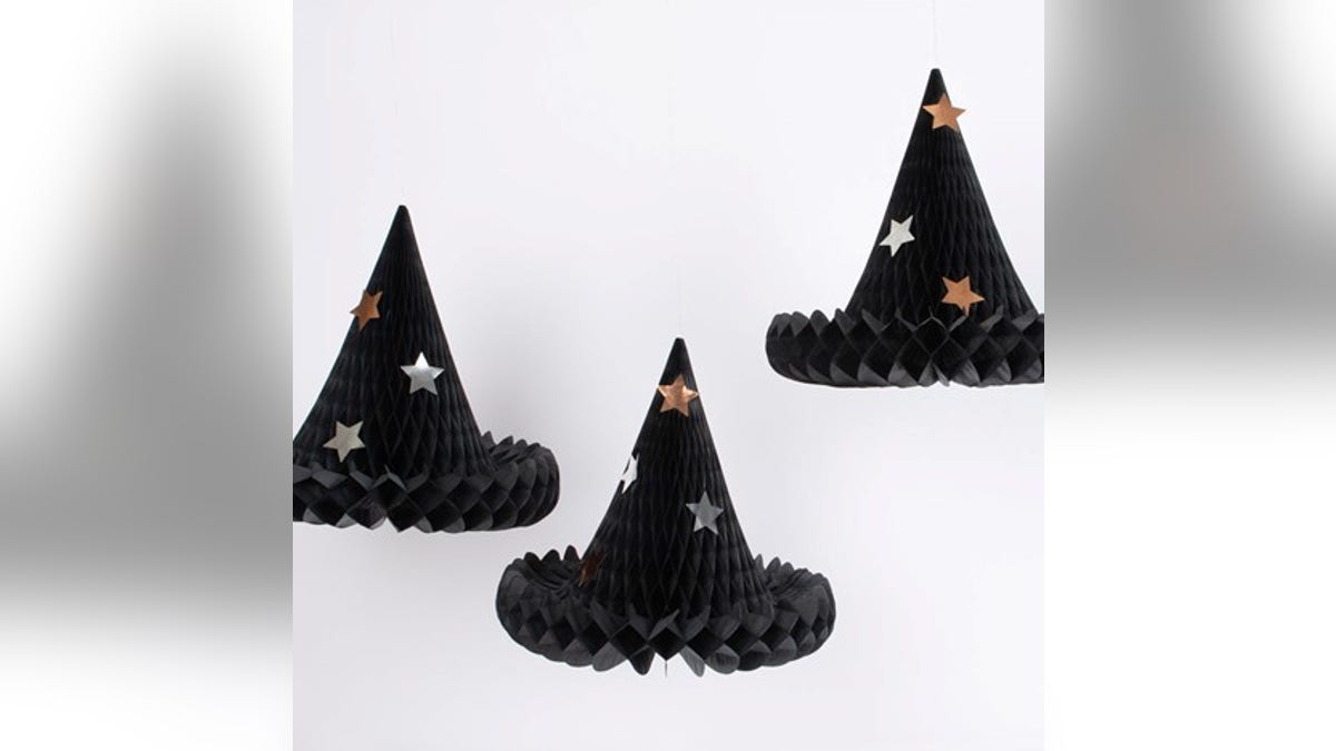 Add witch hats all over your home for quick and easy decor.