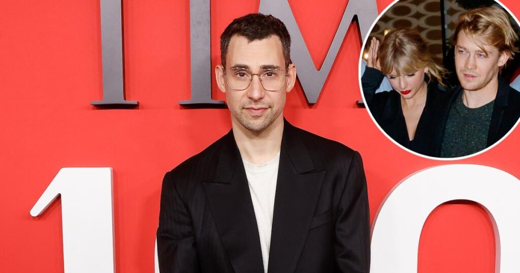 Jack Antonoff Laughs Out Loud at a William Bowery Poster Handed to Him by Fan