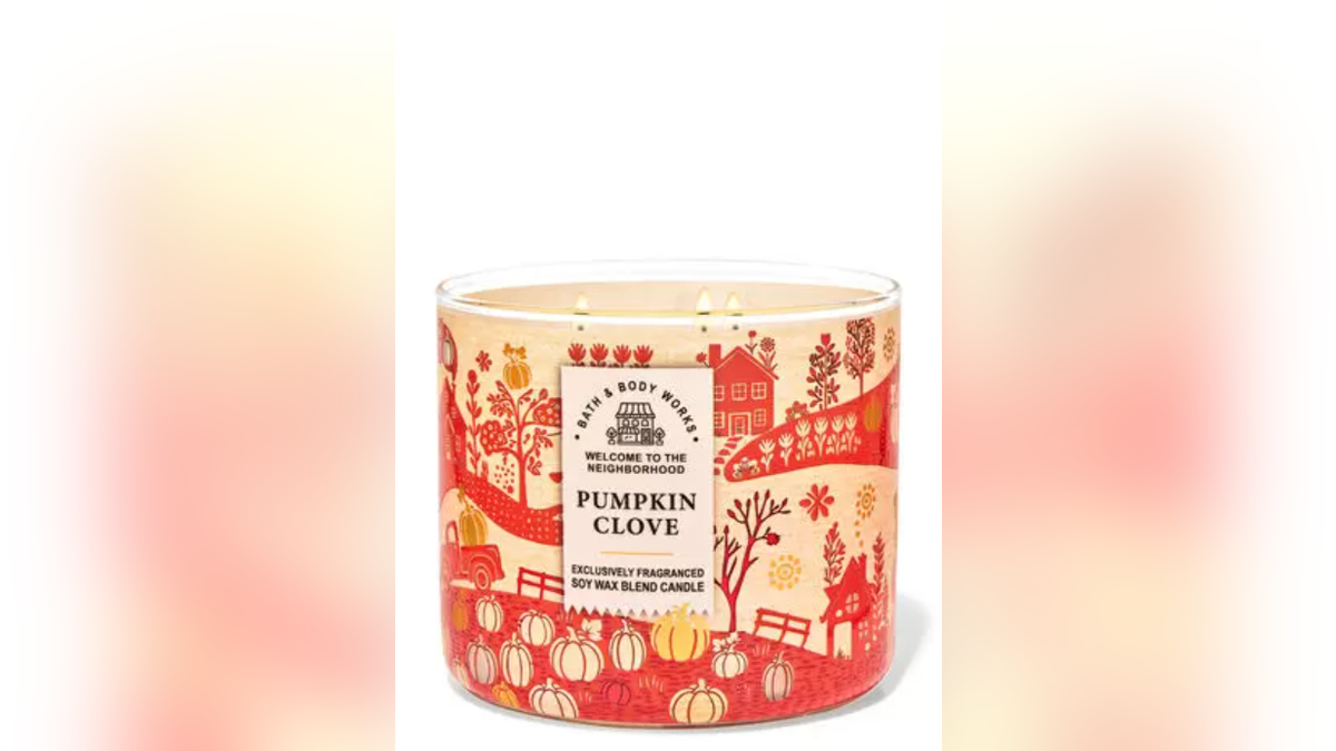 Get a beautiful candle with the classic fall pumpkin smell.