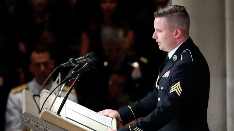 Exclusive: John McCain’s son decries Trump appearance at Arlington as a ‘violation’ that turned cemetery into campaign backdrop