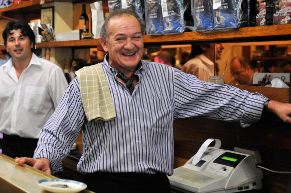 Sisto Malaspina in 2010: Rocco Elice says he considers the restaurant’s late owner as a brother.