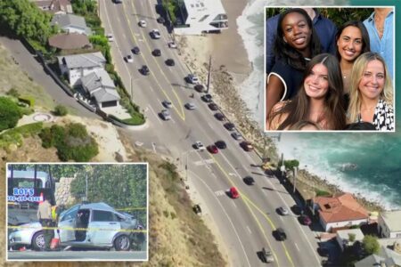 Families of four California sorority sisters killed in crash on infamous ‘dead man’s curve’ sue state