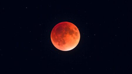 Here’s How to See Tuesday’s Super Harvest Blood Moon and Partial Lunar Eclipse
