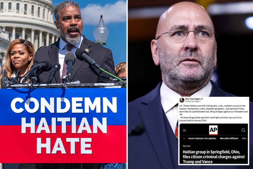 Congressional Black Caucus chairman wants Rep. Clay Higgins censured over since-deleted social media post disparaging Haitians